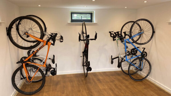 Garden Office in Brookwood, Woking, Surrey with Bike Store