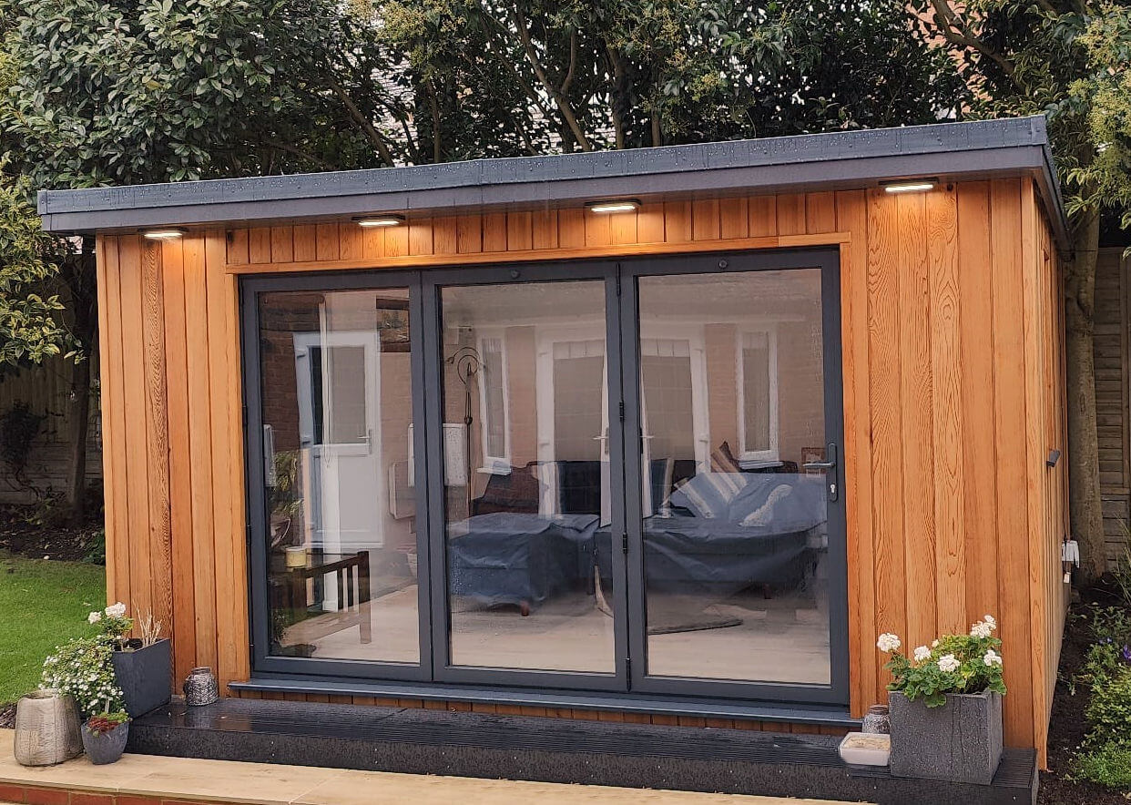 Stylish Cedar Clad Bespoke Garden Leisure Room in Bracknell - Garden Rooms by Drumbeat