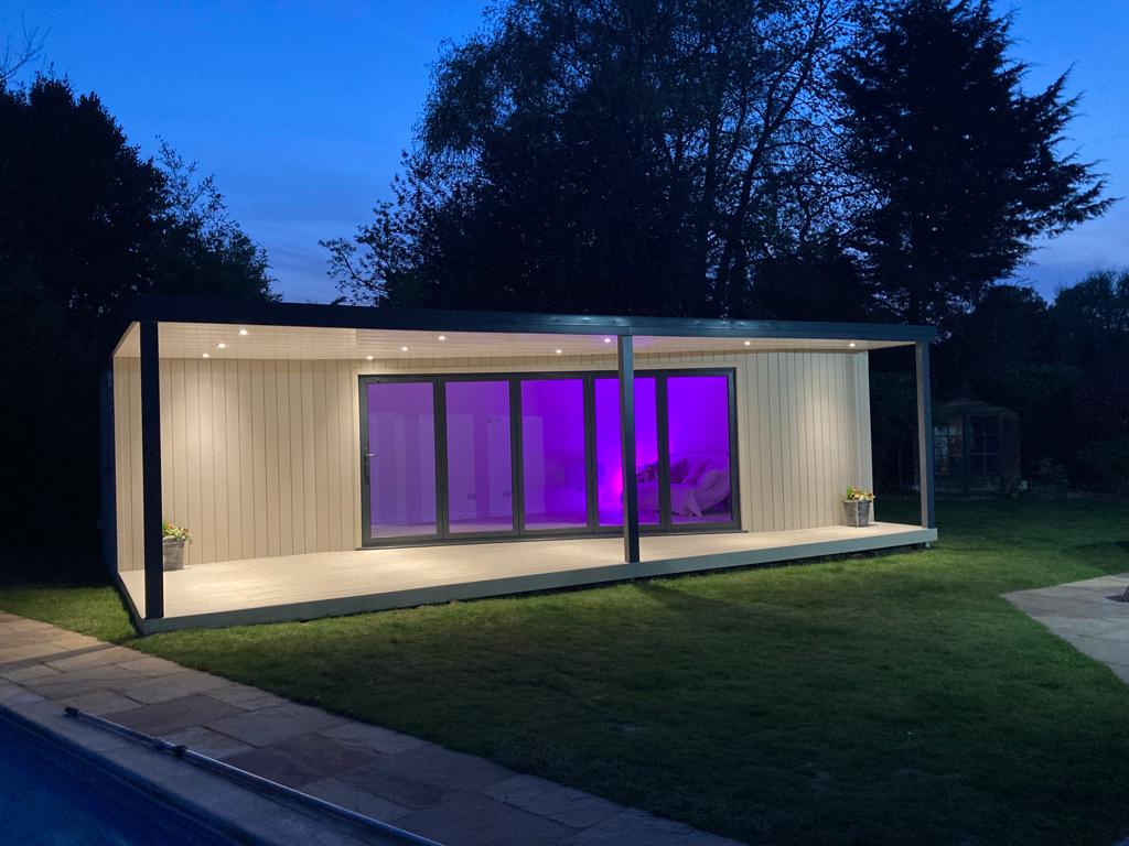 Premium pool side garden room in Woking, Surrey
